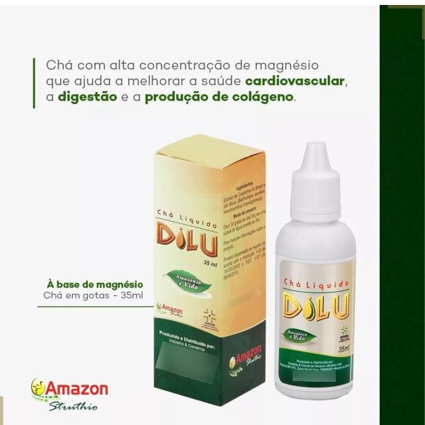 Imagem de Kit 6 Chá Liquido Dilu - 35 Ml - Am Struthio