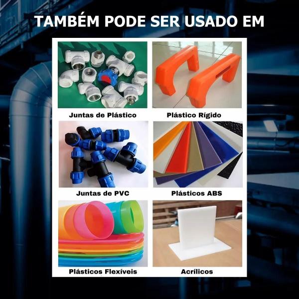 Imagem de Kit 6 Cola Cano Adesivo PVC Rígido Unecol 75g Tubos e Conexões Secagem Rápida