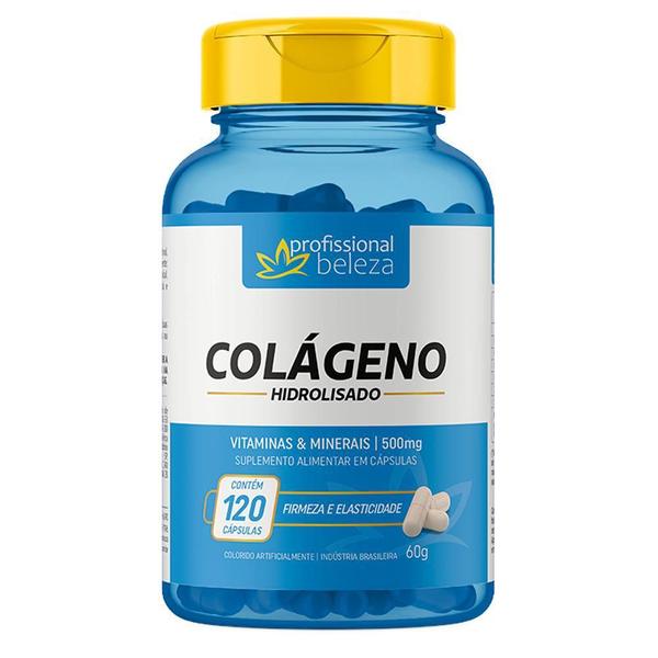 Kit 6 Colágeno Hidrolisado Profissional Beleza 120 Cápsulas Imagem de Kit 6 Colágeno Hidrolisado Profissional Beleza 120 Cápsulas