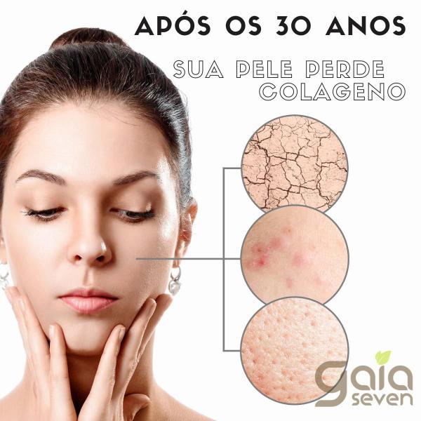 Imagem de Kit 6 Colágeno Peptídeo Biotina Ácido Hialurônico Vitaminas