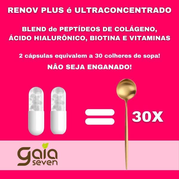 Imagem de Kit 6 Colágeno Peptídeo Biotina Ácido Hialurônico Vitaminas