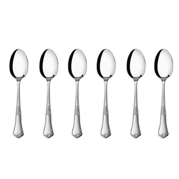 Imagem de Kit 6 Colheres De Mesa Hercules Classique Aço Inox 493-001P