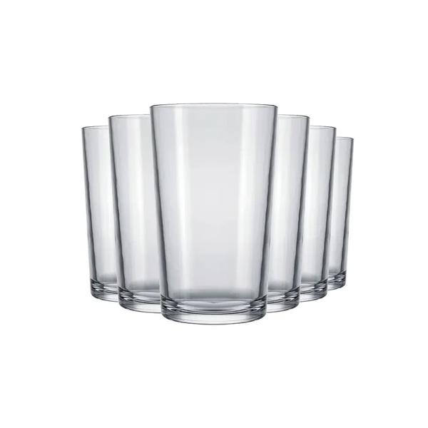 Imagem de kit 6 Copo Bar 340mL Long Drink Vidro Nadir