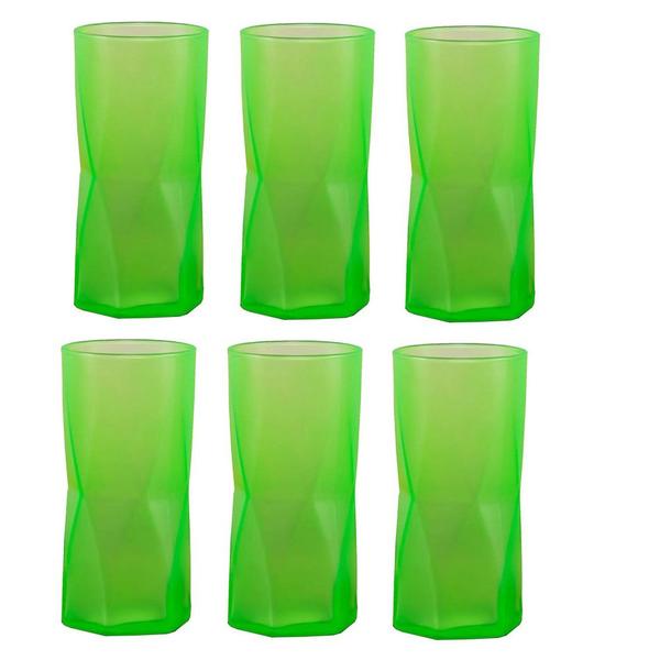 Imagem de Kit 6 Copo Verde Neon 465ml