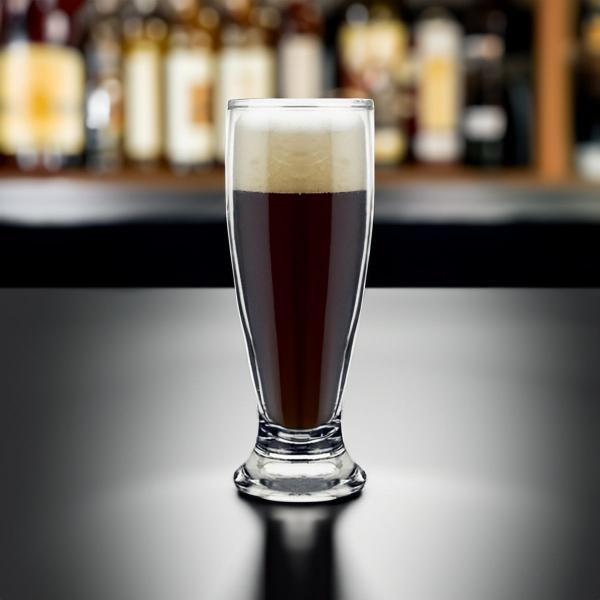 Imagem de Kit 6 Copos de Vidro Tulipa Cervejas Long Chopp Drinks Bebidas Servir Cozinha Bar Restaurantes Água Sucos Presente 240ml