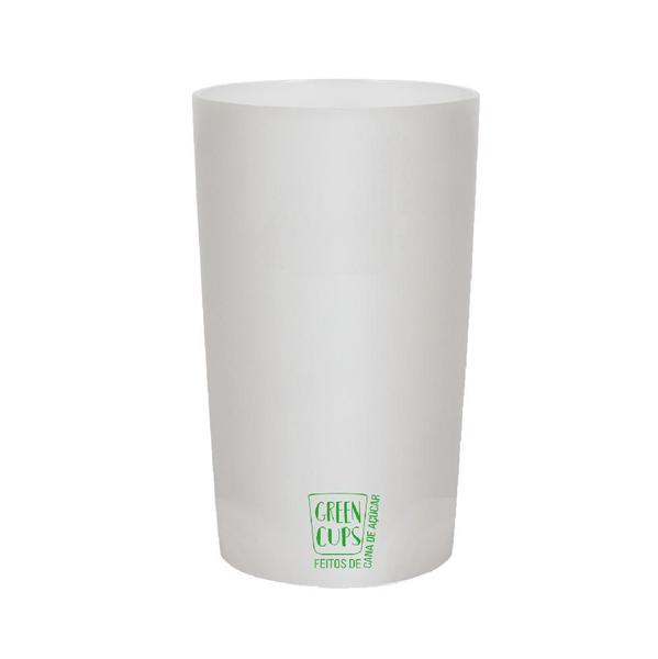 Imagem de Kit 6 Copos Eco Big Drink Branco Green Cups 500 Ml