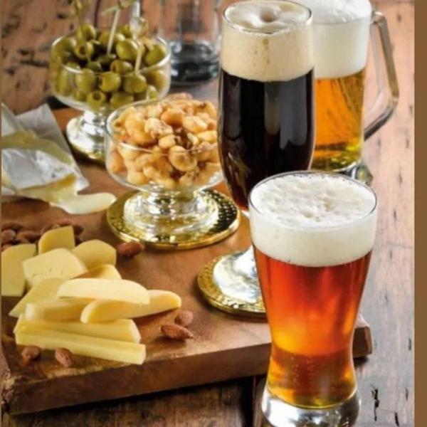 Imagem de Kit 6 Copos Lager Cerveja Chopp Pilsner Kassel 398ml Em Vidro Para Chopeira e Torre de Chopp 