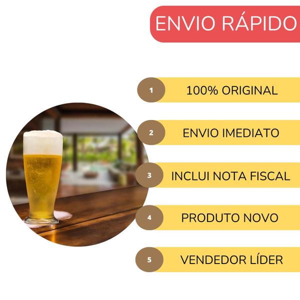 Imagem de Kit 6 Copos Mini Tulipa Acrílico Transparente 220ml Chopp