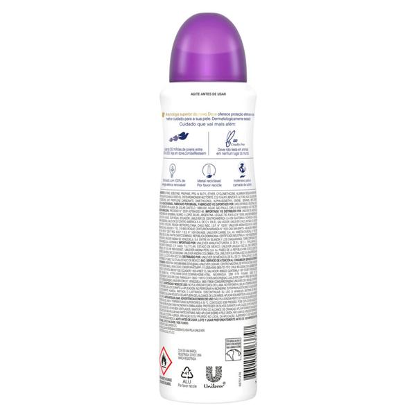 Imagem de Kit 6 Desodorante Antitranspirante Aerosol Dove Go Fresh Amora e Flor de Lótus 150ml