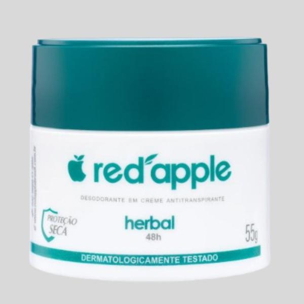 Imagem de Kit 6 Desodorante Em Creme Herbal 55G - Red Apple