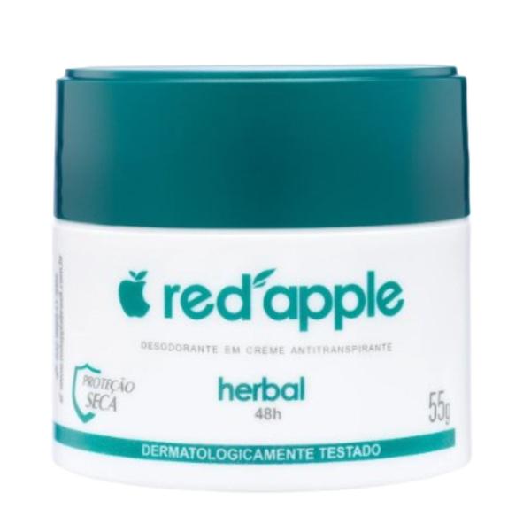 Imagem de Kit 6 Desodorante Em Creme Herbal 55G - Red Apple