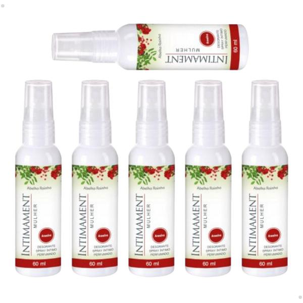 Imagem de Kit 6 Desodorante Spray Íntimo Perfumado Aroeira Intimament