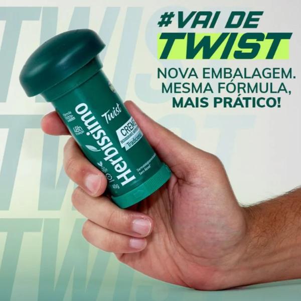 Kit 6 Desodorante Twist Tradicional Herbíssimo 45G - Dana - Dana Cosméticos Imagem de Kit 6 Desodorante Twist Tradicional Herbíssimo 45G - Dana
