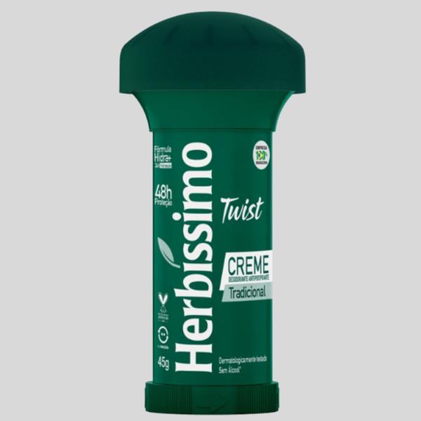 Kit 6 Desodorante Twist Tradicional Herbíssimo 45G - Dana - Dana Cosméticos Imagem de Kit 6 Desodorante Twist Tradicional Herbíssimo 45G - Dana