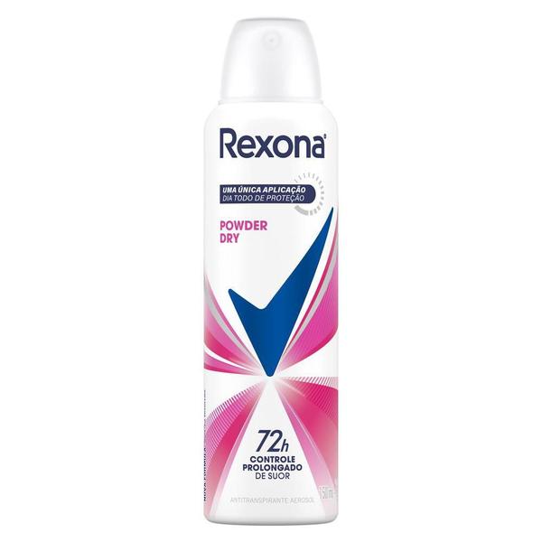 Imagem de Kit 6 Desodorantes Rexona Motionsense Antitranspirante Aerossol Powder Dry 150ml