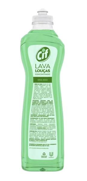 Imagem de Kit 6 Detergente Cif Erva-doce Líquido 420ml Atacado