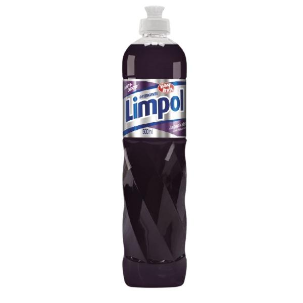 Imagem de Kit 6 Detergente Liquido Jabuticaba Limpol Bombril 500ml