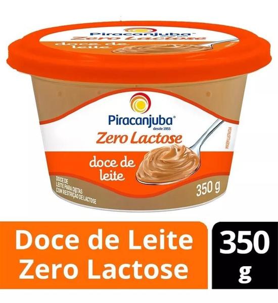 Imagem de Kit 6 Doce De Leite Zero Lactose Piracanjuba Pote 350g