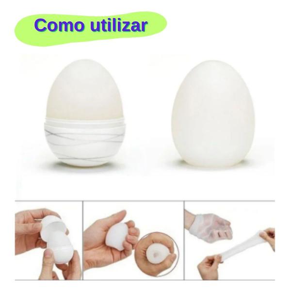 Imagem de Kit 6 Egg Masturbador Masculino Magical Kiss Lubrificante