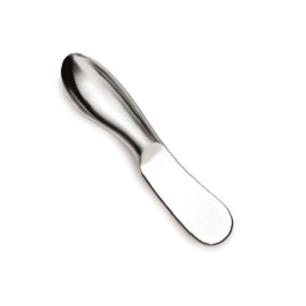 Imagem de Kit 6 Espatula De Aço Inox Para Pasta Manteiga Creme 13,5Cm