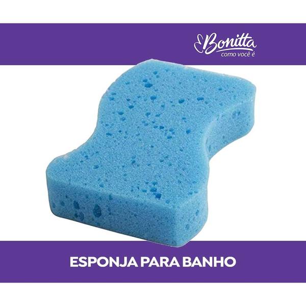 Imagem de Kit 6 Esponjas para Banho Massageradora Suave Basic Bonitta