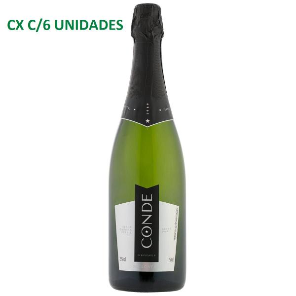 Imagem de Kit  6 espumante  conde de foucauld moscatel branco 750ml