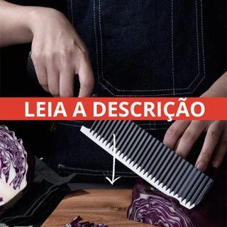 Imagem de Kit 6 Faca Churrasco Antiaderente Carne Legumes Corte Fácil Aço Inoxidável