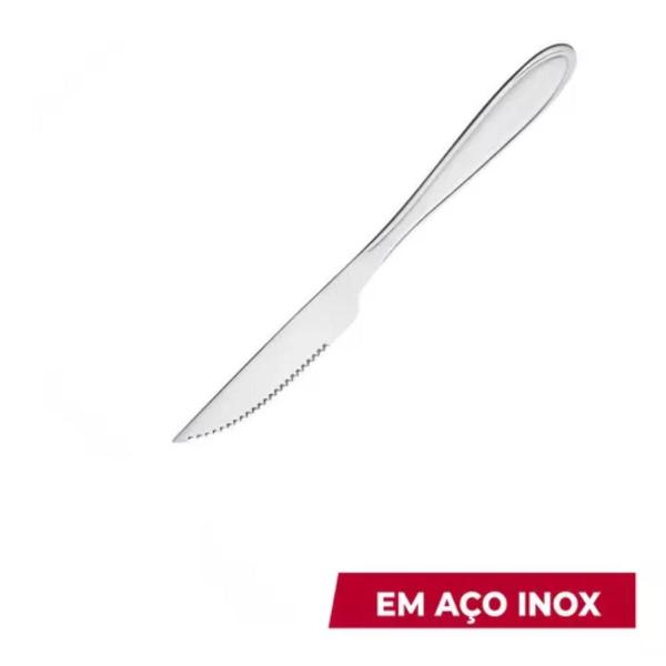 Imagem de Kit 6 Facas para Churrasco Sunshine - Inox e Alta Qualidade