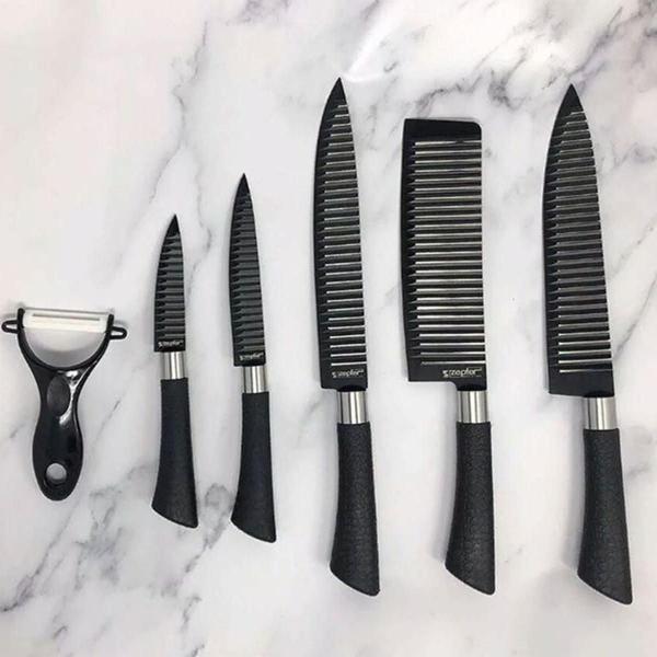 Kit 6 Facas Profissional - King Imagem de Kit 6 Facas Profissional