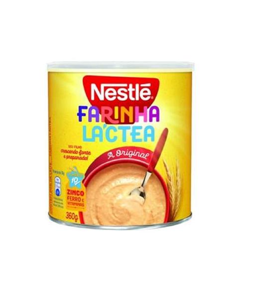 Imagem de Kit 6 Farinha Láctea Nestlé Tradicional Lata 360Gr