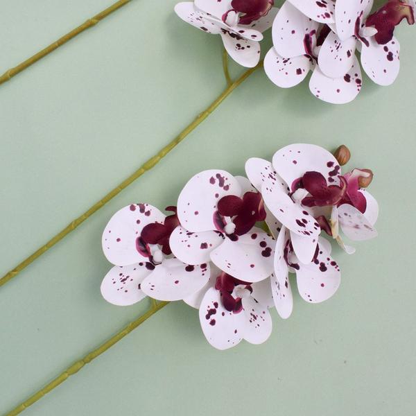 Imagem de Kit 6 Flores Artificiais - Haste de Orquídea Tigre  Formosinha