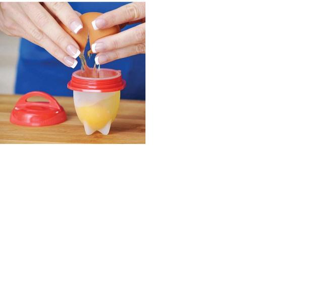 Imagem de Kit 6 Formas De Silicone Ovos Egglettes Magic Egg Cooker