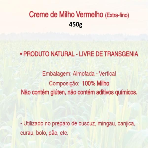 Kit 6 Fubá Creme de Milho Sem Glúten Vegano 100% Natural - Tabajara Imagem de Kit 6 Fubá Creme de Milho Sem Glúten Vegano 100% Natural
