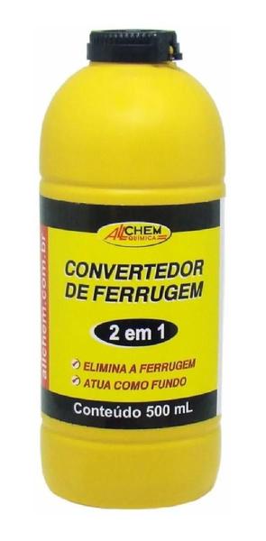 Imagem de Kit 6 Fundo Convertedor Anti Ferrugem Profissional 500ml Allchem