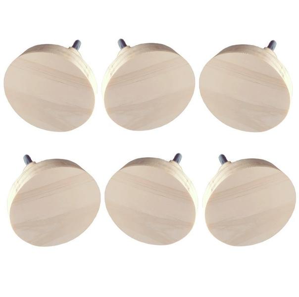 Kit 6 Ganchos de parede de Pinus Bola - Souvenir Decor Imagem de Kit 6 Ganchos de parede de Pinus Bola