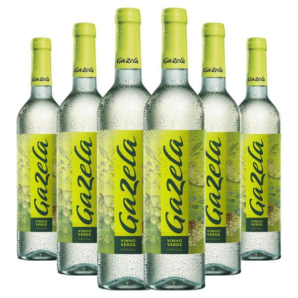 Imagem de Kit 6 Garrafas Vinho Português Gazela Vinho Verde