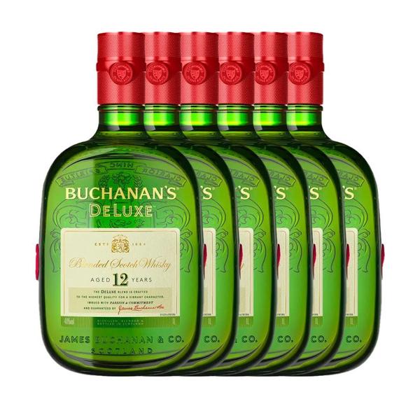 Imagem de Kit 6 Garrafas Whisky Buchanan'S 12 Anos 1 Litro