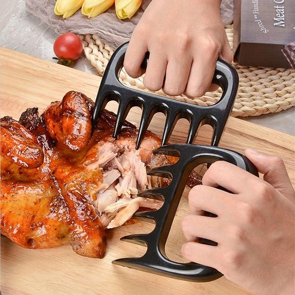 Imagem de Kit 6 Garras de Urso Para Churrasco Desfiar Frango Carnes Prático