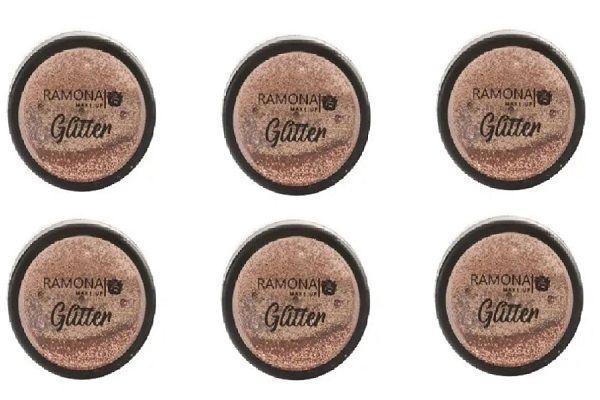 Imagem de Kit 6 Glitter 04 2,5gr - Ramona Make Up