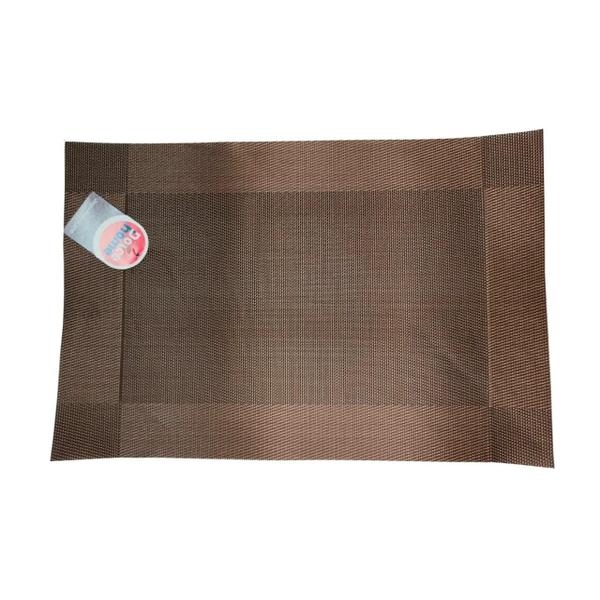 Kit 6 Jogo Americano Dupla Face Marrom - Dolce Home Imagem de Kit 6 Jogo Americano Dupla Face Marrom