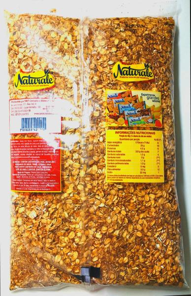 Imagem de kit 6 kg de Granola cereais crocantes passas mel Naturale