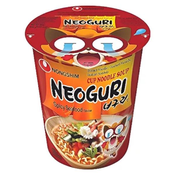 Imagem de Kit 6 Lamen Coreano Neoguri Hot & Spicy Copo