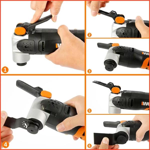 Kit 6 Lâmina Para Serra Oscilante Multiferramenta Multicorte - Dremax Imagem de Kit 6 Lâmina Para Serra Oscilante Multiferramenta Multicorte