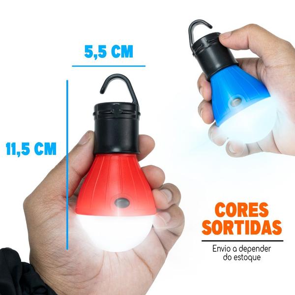 Imagem de Kit 6 Lampada Led Camping Barraca Acampamento Portatil Top