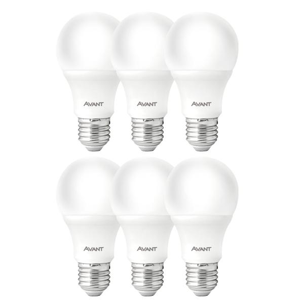 Imagem de Kit 6 Lâmpadas Led Bulbo 9W Branco Frio 6500K Econômica Bivolt 