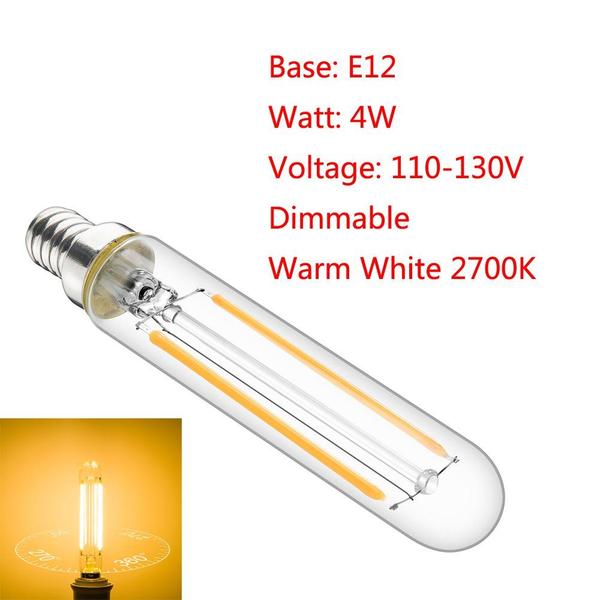 Imagem de Kit 6 Lâmpadas LED Candelabro Dimmable 4W, 110V, 2700K, 400LM