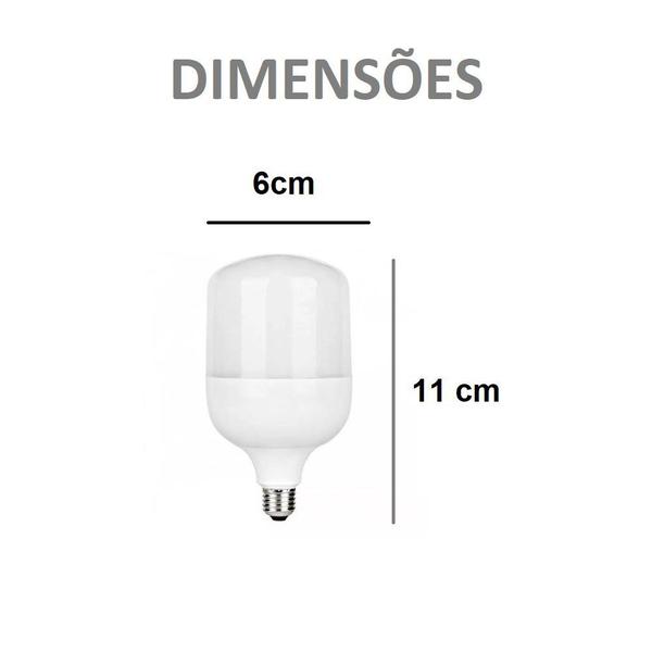 Imagem de Kit 6 Lampadas Superled Ourolux 20w Branca Fria 6500k