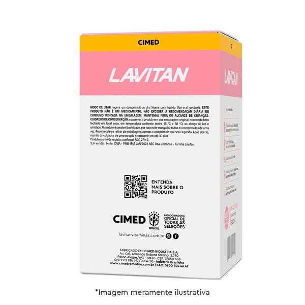 Imagem de Kit 6 Lavitan Pré-Natal Multi 30Cps - Cimed