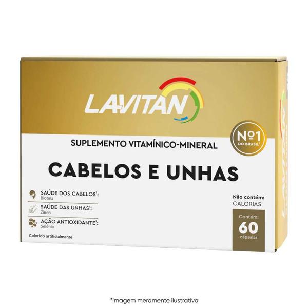 Imagem de Kit 6 Lavitan Vitamina Cabelos e Unhas Com 6x60 Cápsulas