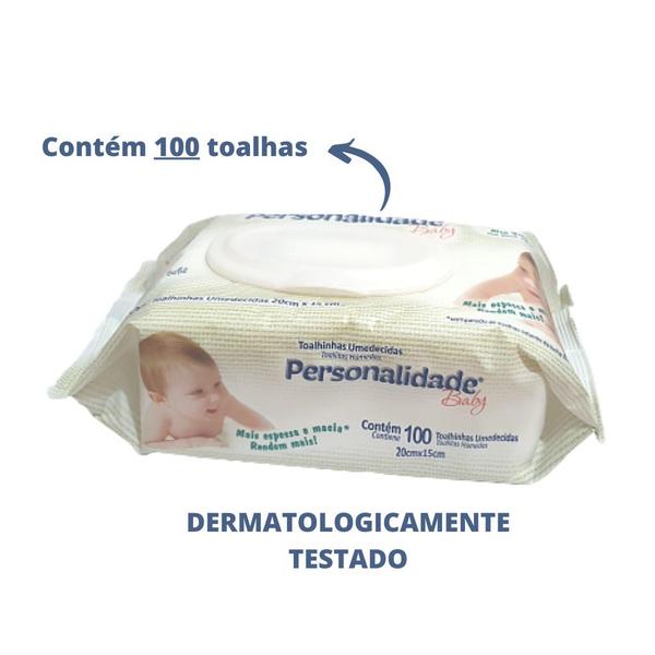 Imagem de Kit 6 Lenços Toalhinas Umedecidos Personalidade Baby 600un cada